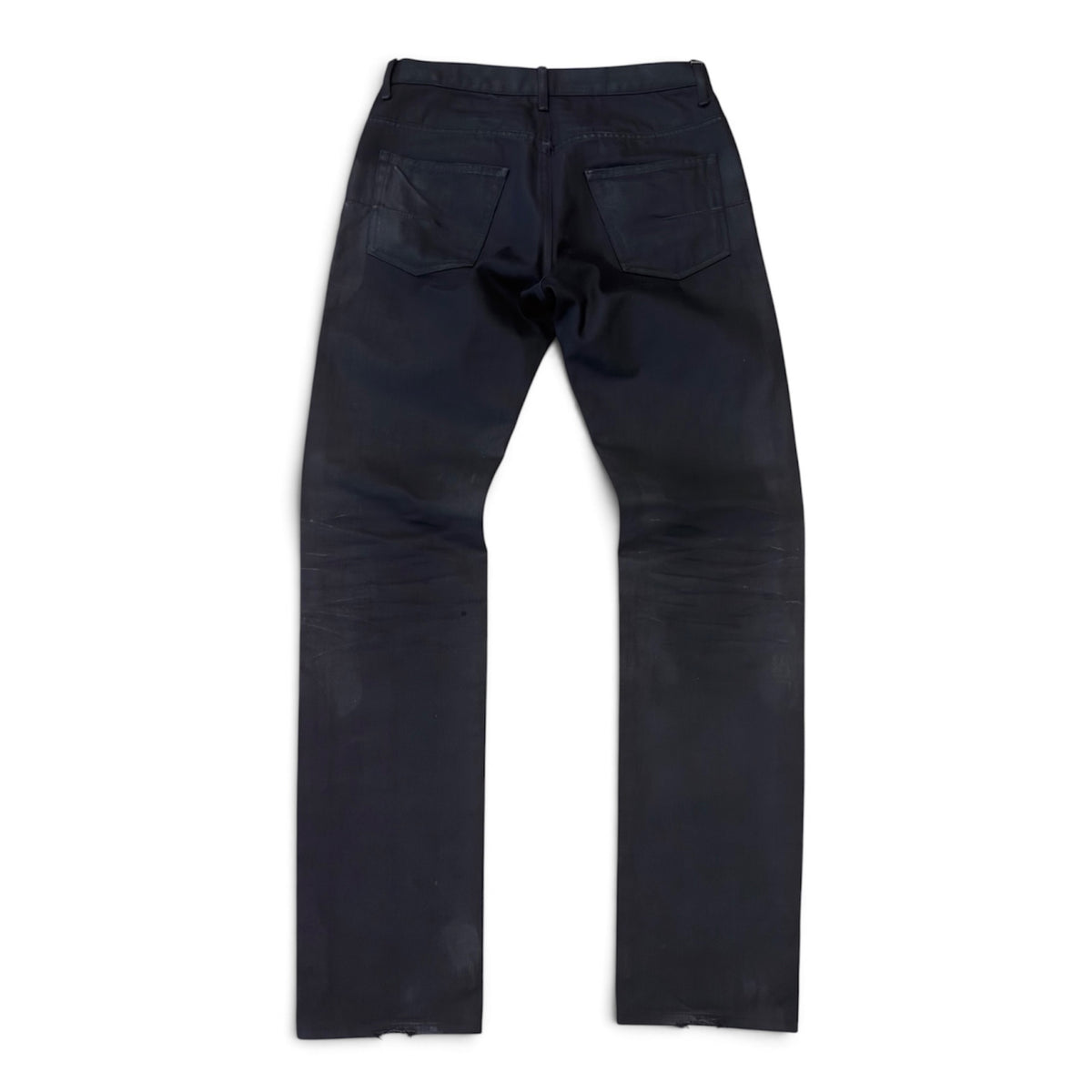 Dior Homme SS07 waxed gold dust clawmark denim