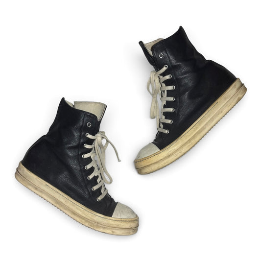 Rick Owens waxed DRKSHDW Ramones sneakers