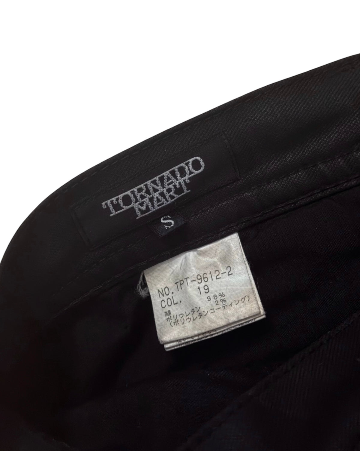 Tornado Mart waxed utility cargo pants black