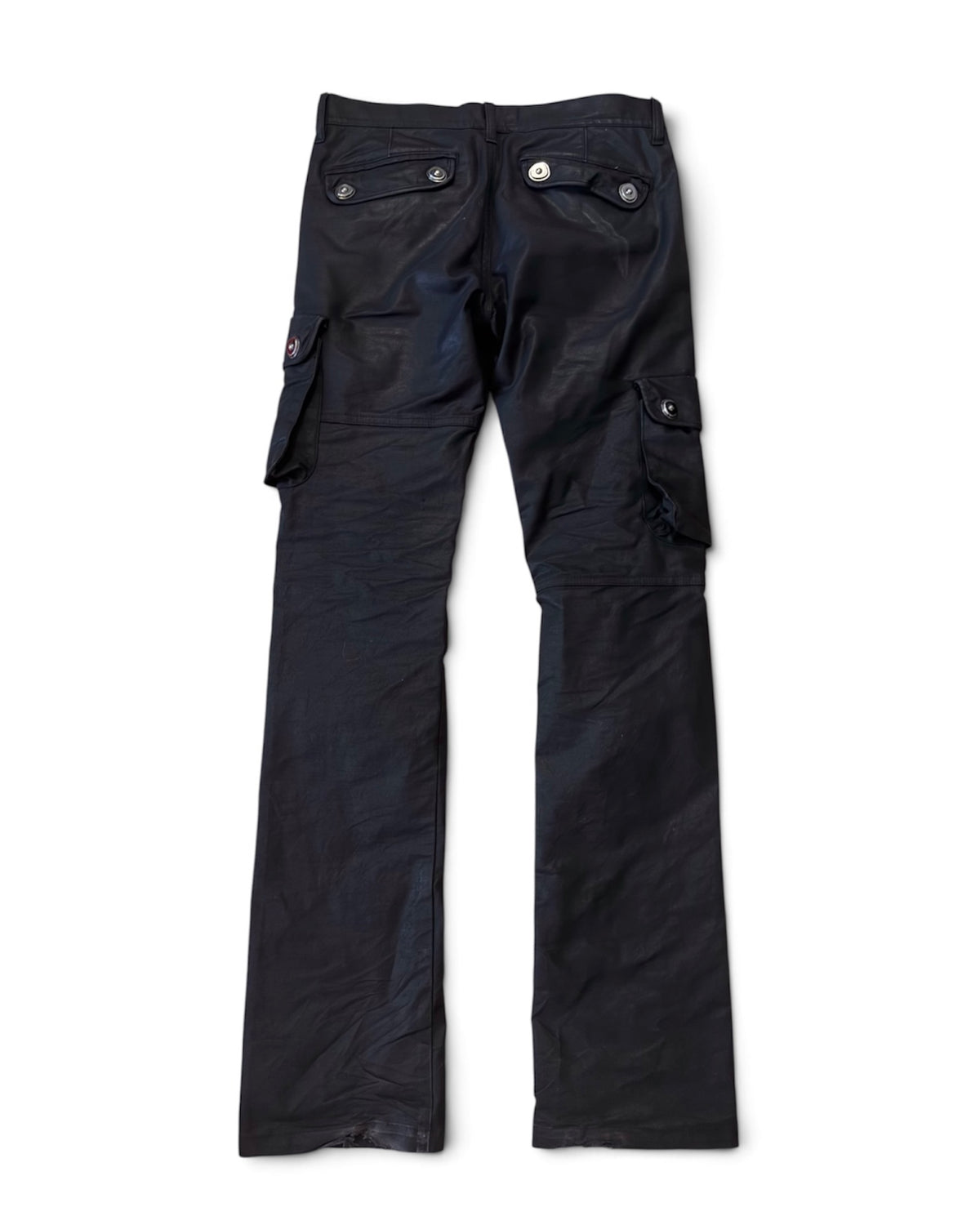 Tornado Mart waxed utility cargo pants black