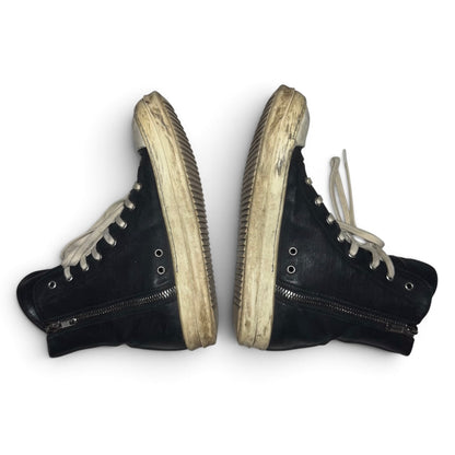 Rick Owens waxed DRKSHDW Ramones sneakers