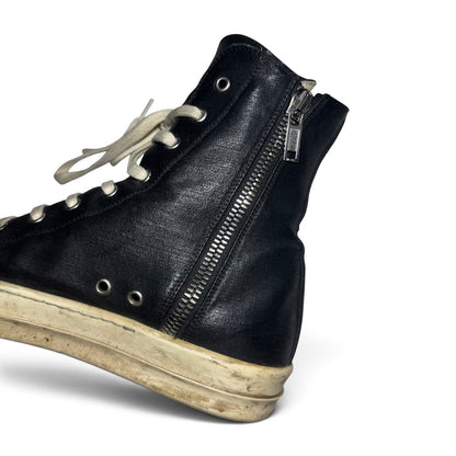 Rick Owens waxed DRKSHDW Ramones sneakers