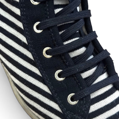 Chanel high-top boxing sneakers