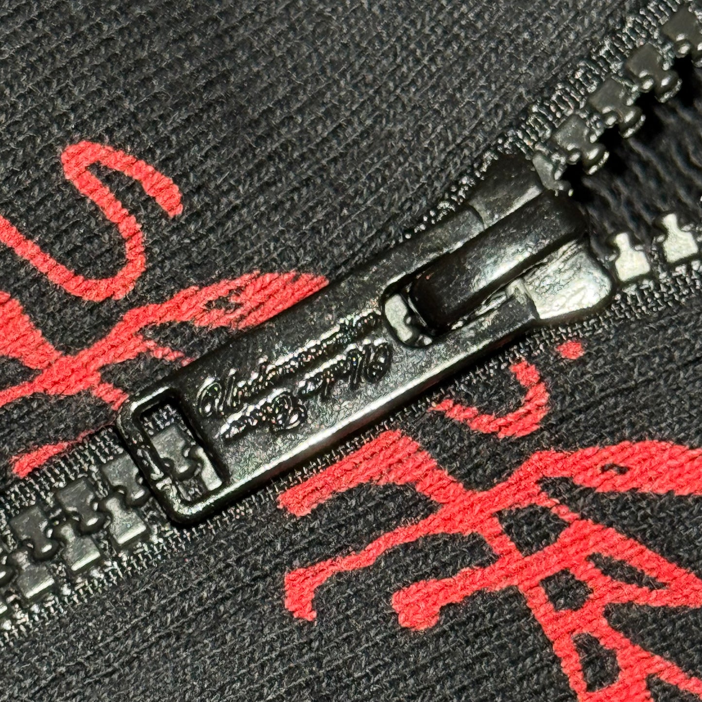 Undercover AW15 "Slash" zip-up hoodie