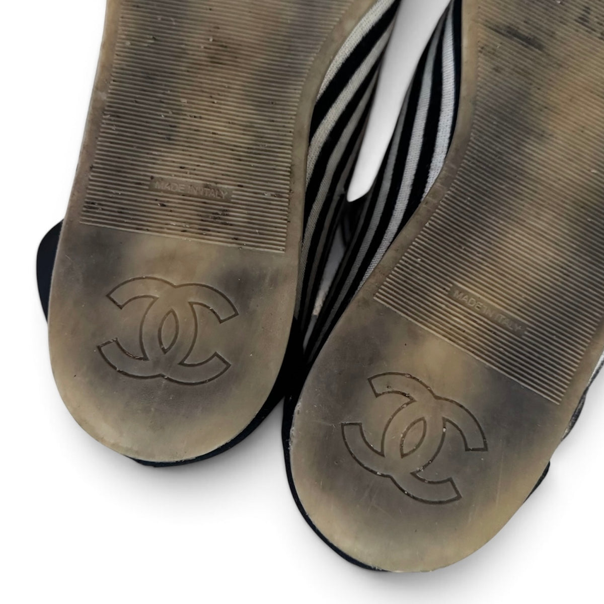 Chanel high-top boxing sneakers