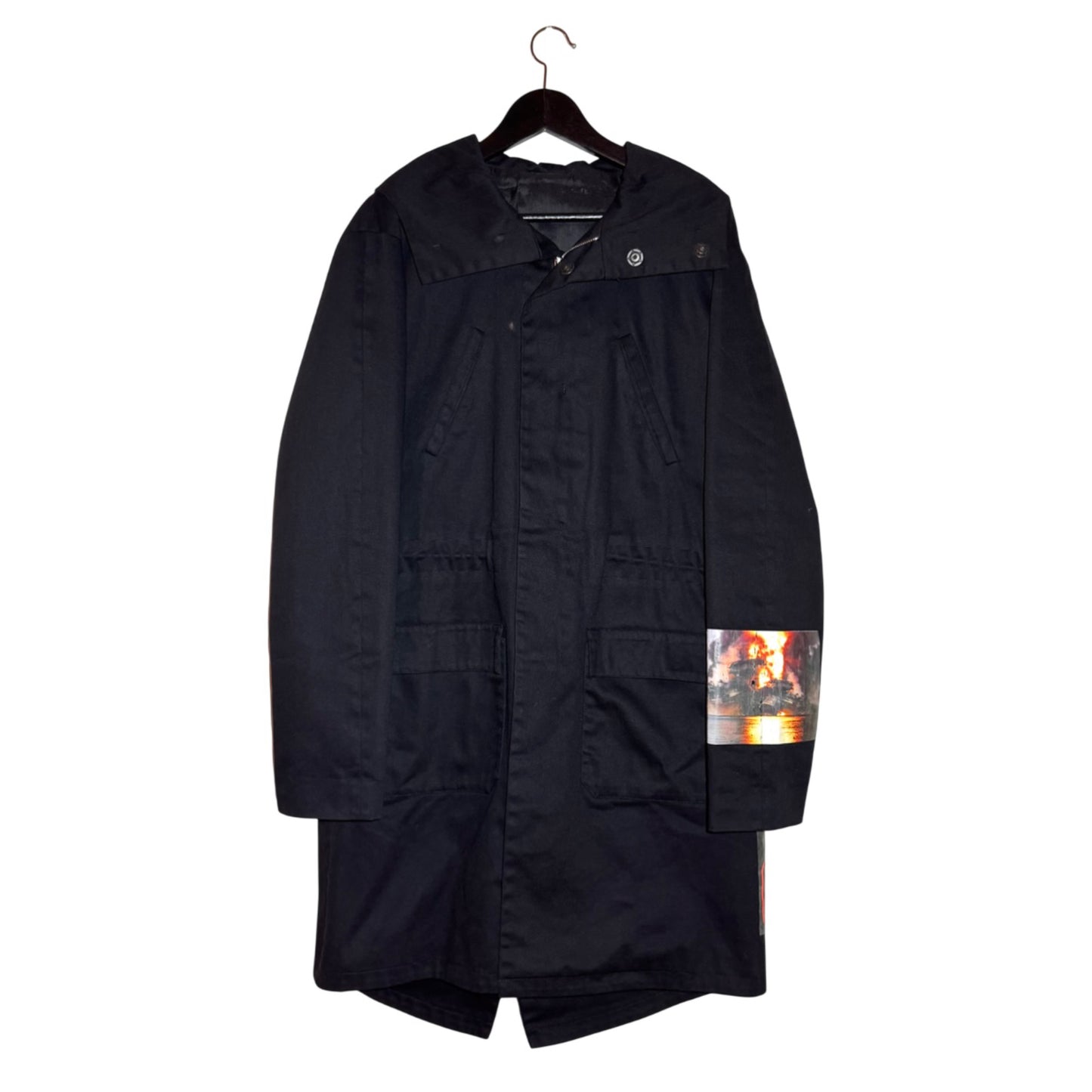 Raf Simons SS15 Photomontage fishtail parka