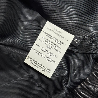 Tom Ford cropped lambskin moto jacket