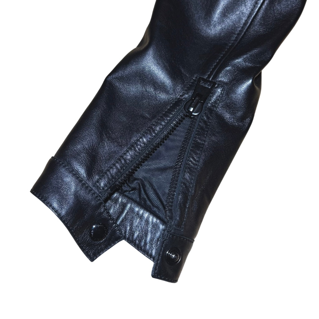 Tom Ford cropped lambskin moto jacket