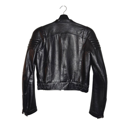 Tom Ford cropped lambskin moto jacket