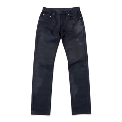 Dior Homme SS07 waxed gold dust clawmark denim