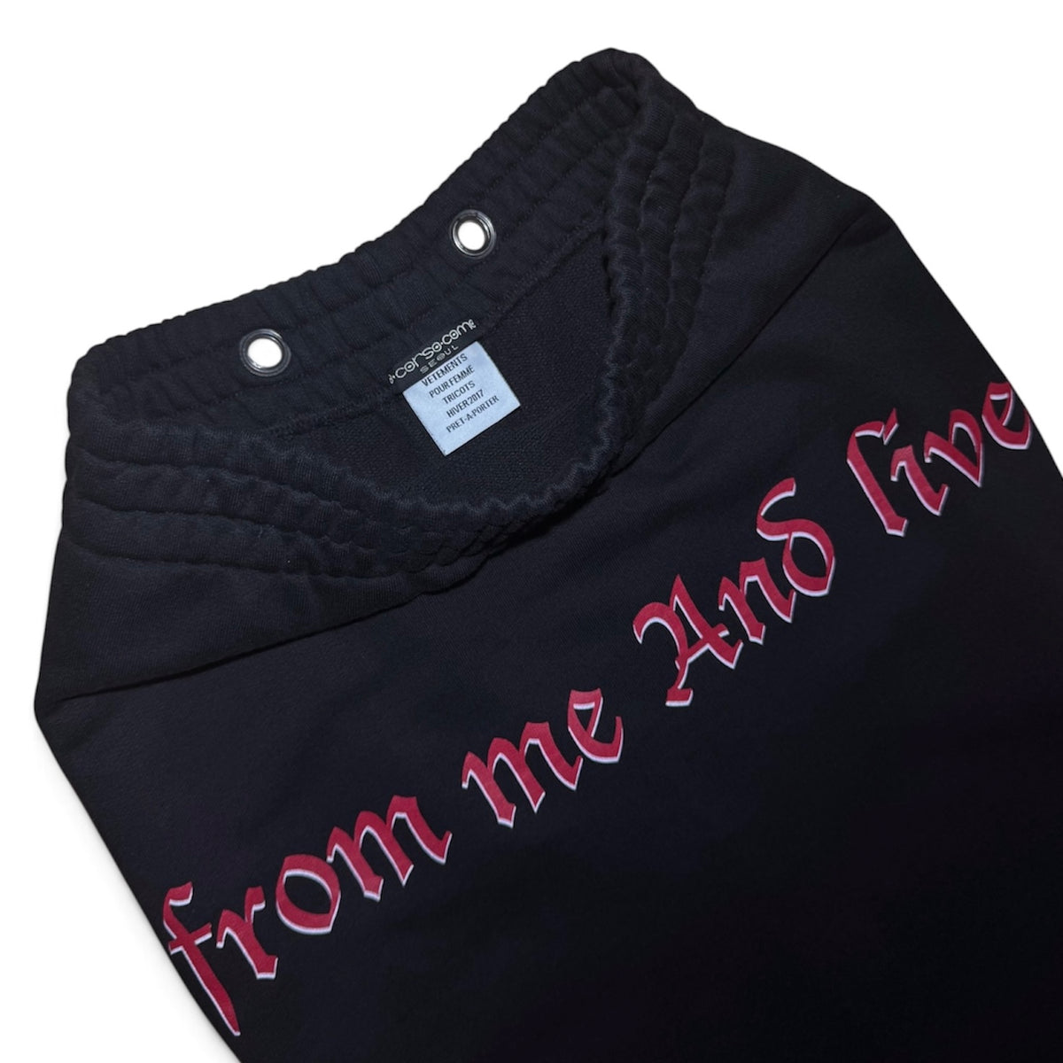 Vetements FW17 "TFD" maxi skirt