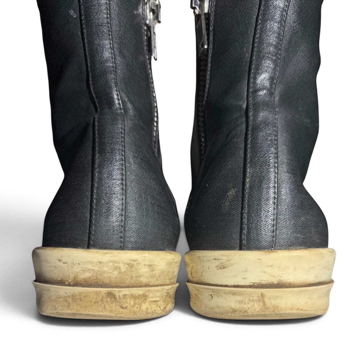 Rick Owens waxed DRKSHDW Ramones sneakers