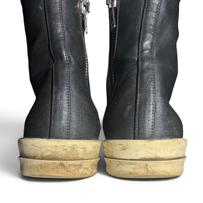 Rick Owens waxed DRKSHDW Ramones sneakers