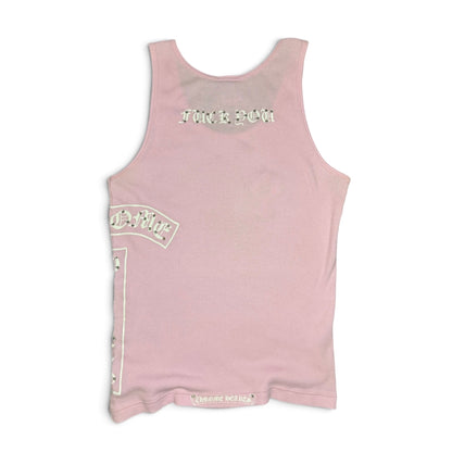 Chrome Hearts x Swarovski rhinestone tank top