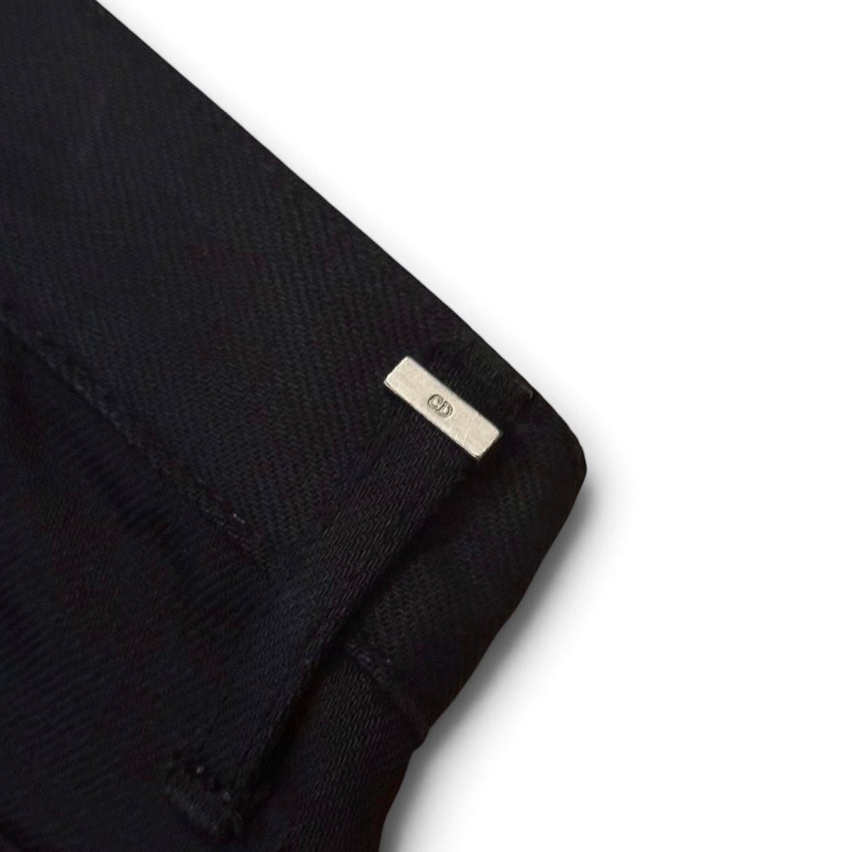Dior Homme SS07 waxed gold dust clawmark denim