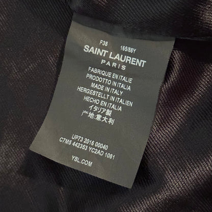 Saint Laurent FW16 "Palladium" studded leather biker jacket