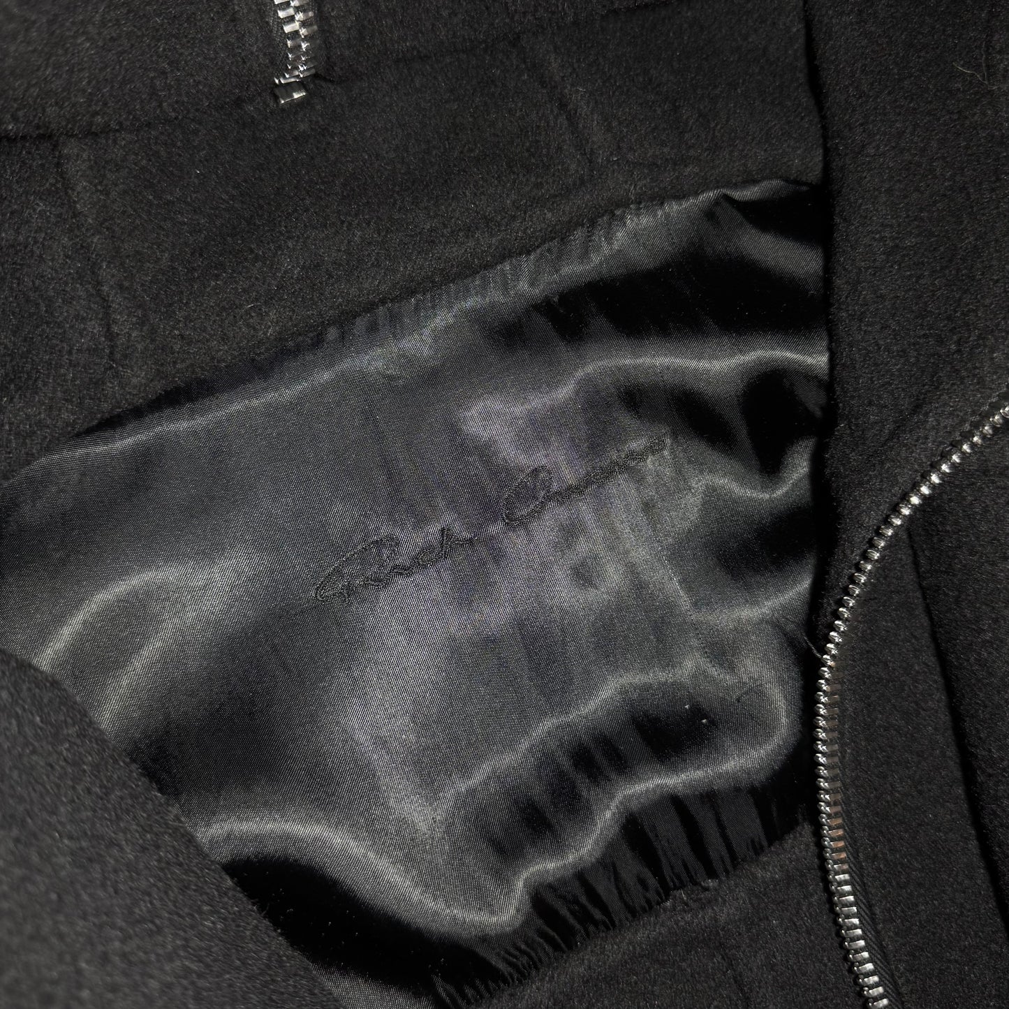 Rick Owens FW18 "SISYPHUS" cashmere secret parka