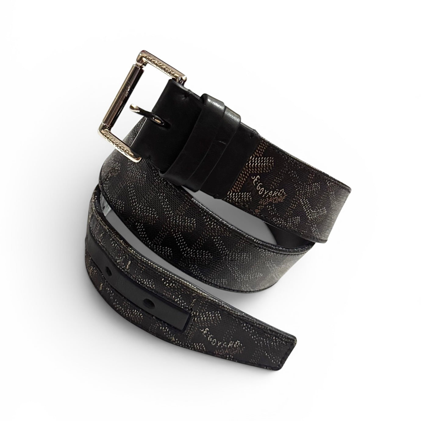 Goyard 2012 Goyardine leather Florida belt