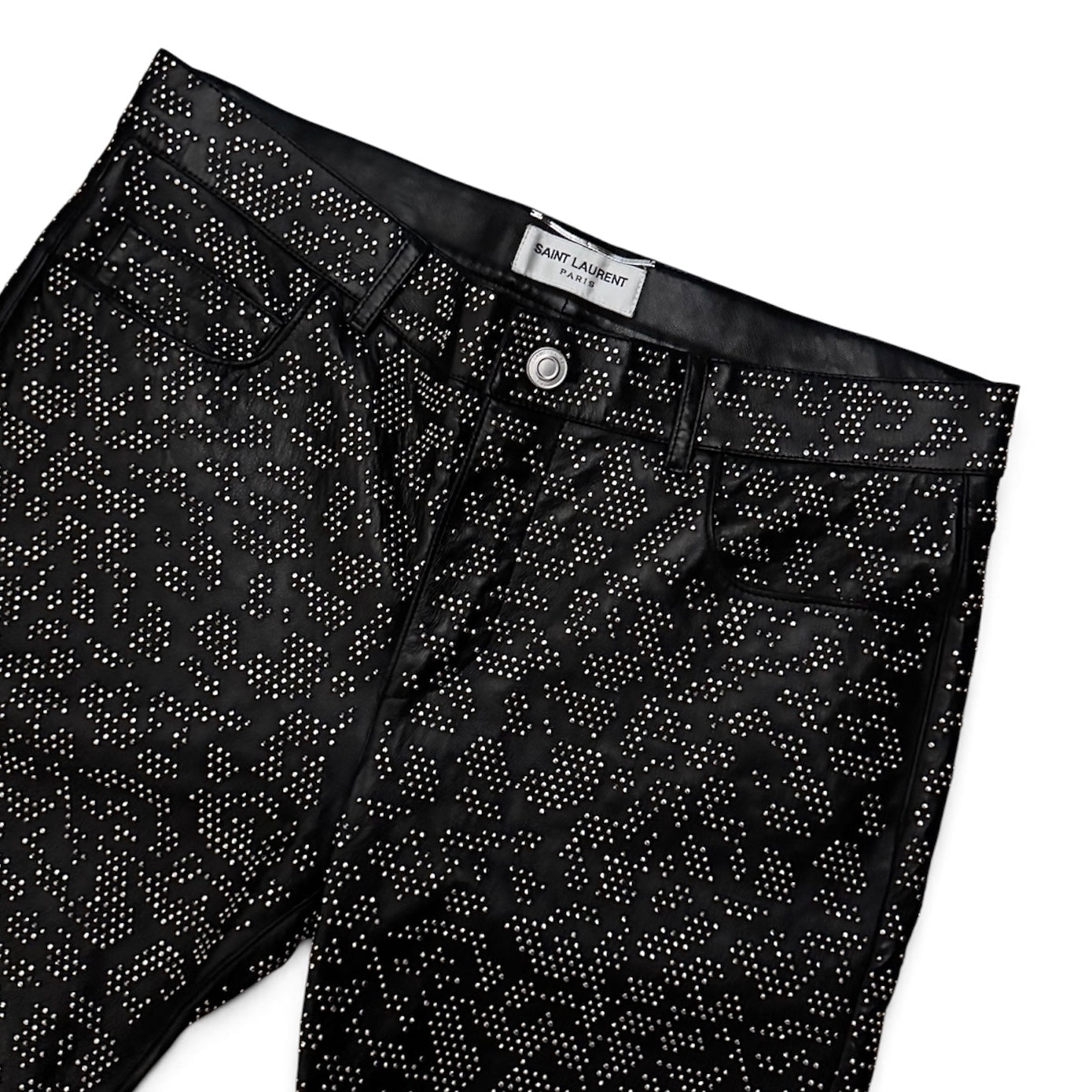 1/1 Saint Laurent SS14 sample "Baby Cat" studded leather pants