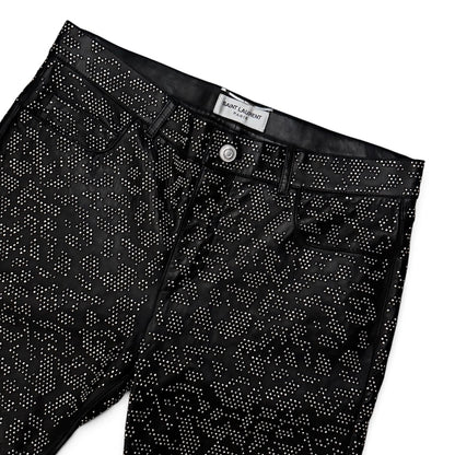 1/1 Saint Laurent SS14 sample "Baby Cat" studded leather pants