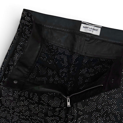 1/1 Saint Laurent SS14 sample "Baby Cat" studded leather pants