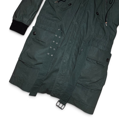 Balmain FW13 raccoon trimmed field parka